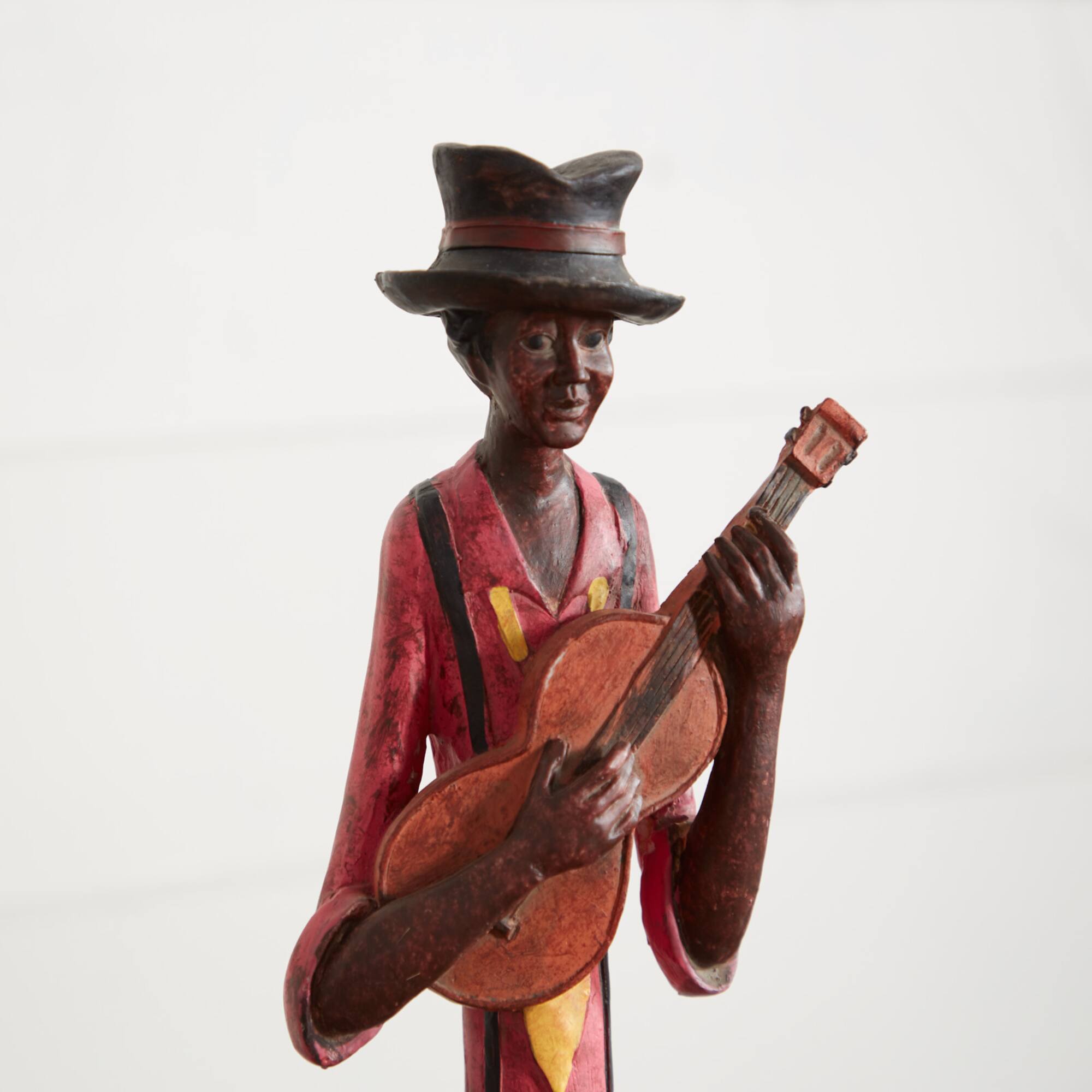 40" Brown Polystone Eclectic Musician Sculpture Set